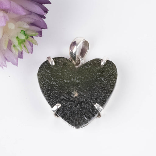 Moldavite Heart Pendant 6.57 g 30x24mm - InnerVision Crystals