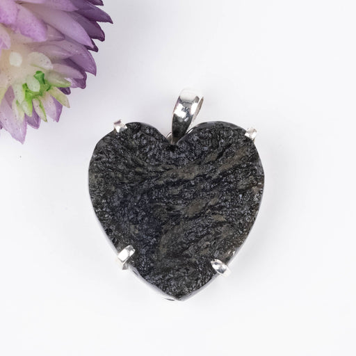 Moldavite Heart Pendant 9.30 g 32x25mm - InnerVision Crystals