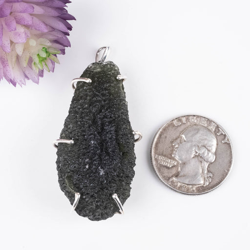 Moldavite Pendant 18.20 g 50x22mm - InnerVision Crystals