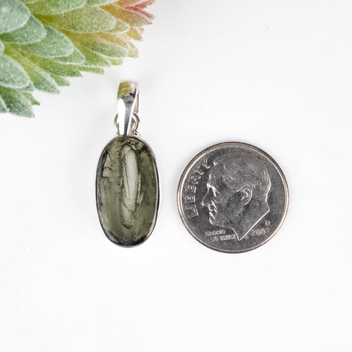 Moldavite Pendant 2.18 g 29x11mm - InnerVision Crystals