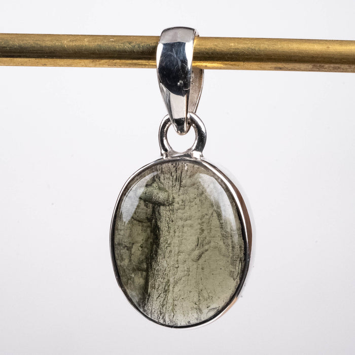 Moldavite Pendant 2.36 g 25x12mm - InnerVision Crystals