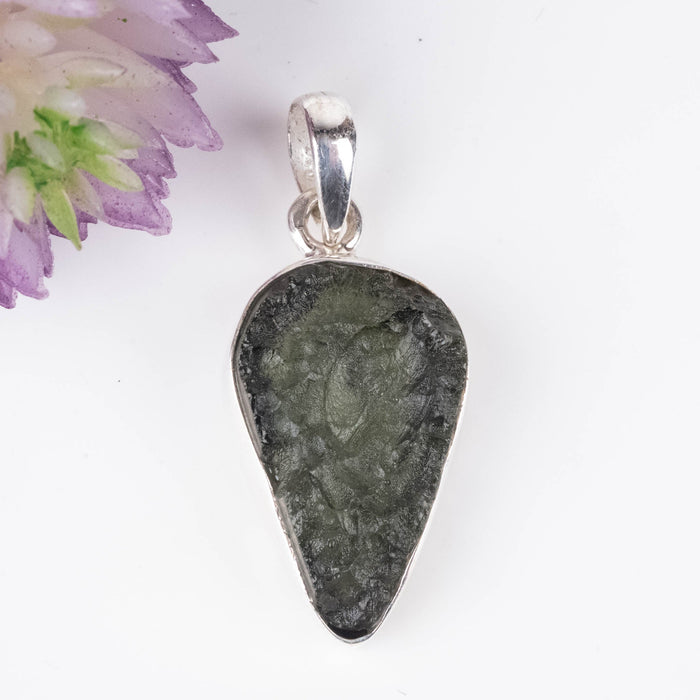 Moldavite Pendant 3.92 g 35x15mm - InnerVision Crystals