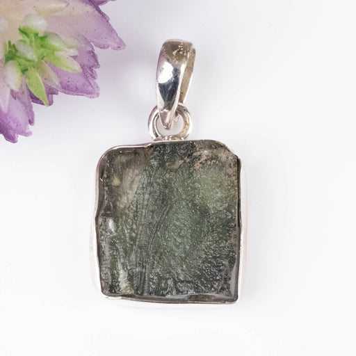 Moldavite Pendant 4.06 g 30x17mm - InnerVision Crystals