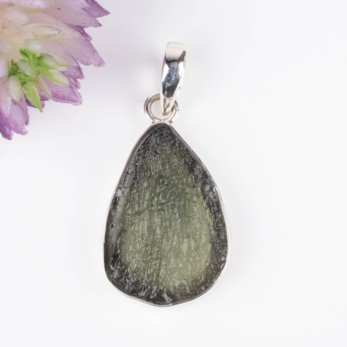 Moldavite Pendant 4.07 g 37x17mm - InnerVision Crystals