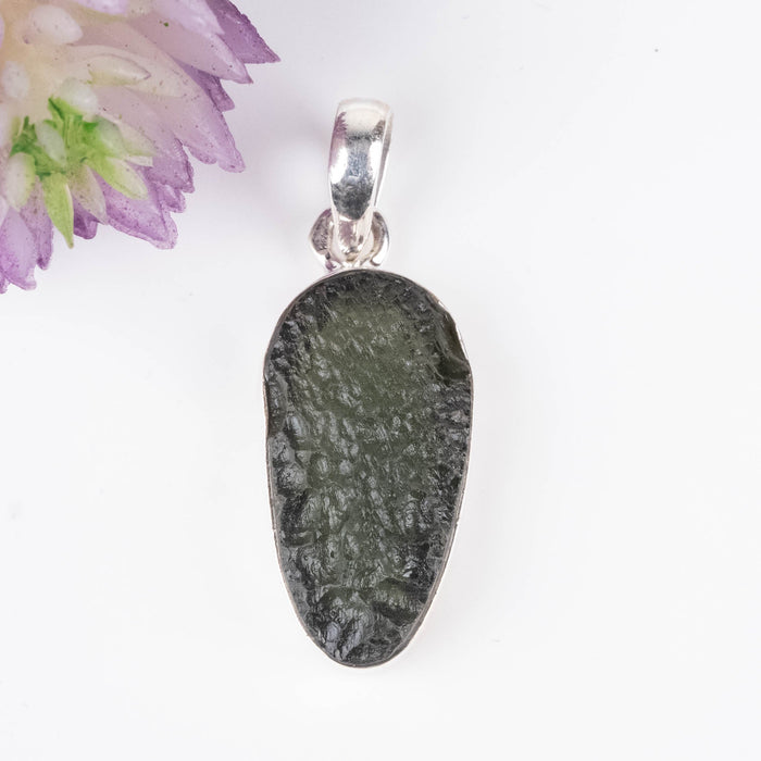 Moldavite Pendant 4.19 g 35x13mm - InnerVision Crystals