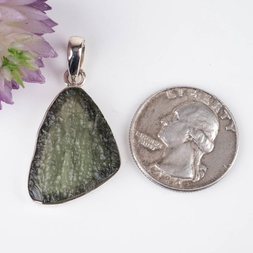 Moldavite Pendant 4.32 g 38x20mm - InnerVision Crystals