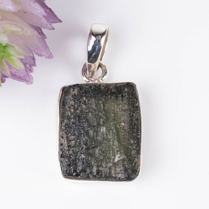 Moldavite Pendant 4.34 g 31x16mm - InnerVision Crystals