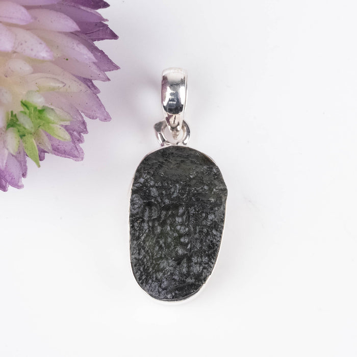 Moldavite Pendant 4.43 g 32x13mm - InnerVision Crystals