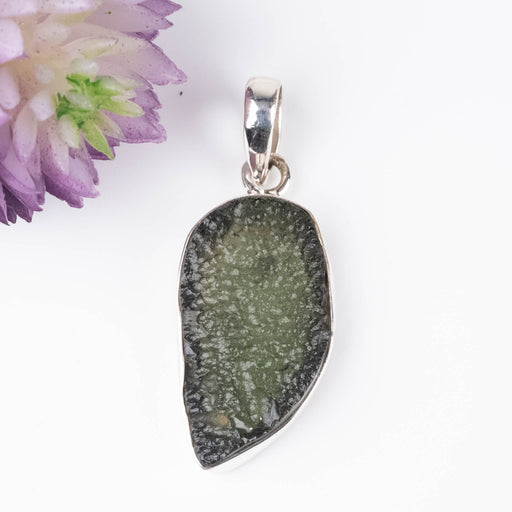 Moldavite Pendant 4.43 g 40x15mm - InnerVision Crystals