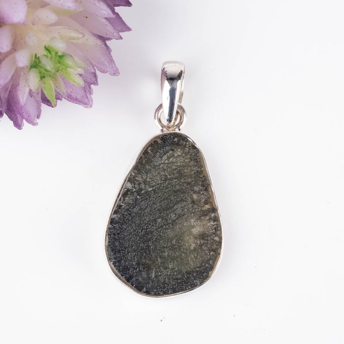 Moldavite Pendant 4.45 g 37x17mm - InnerVision Crystals