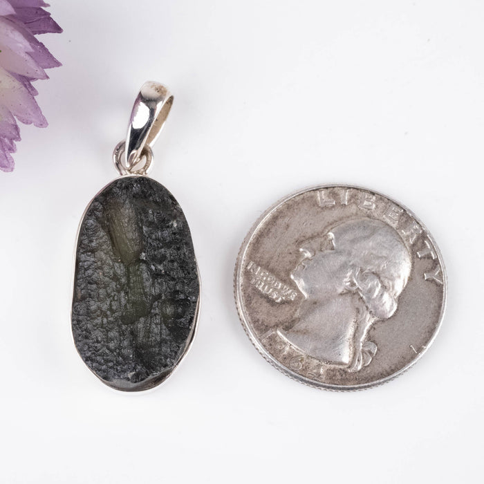 Moldavite Pendant 4.52 g 36x14mm - InnerVision Crystals