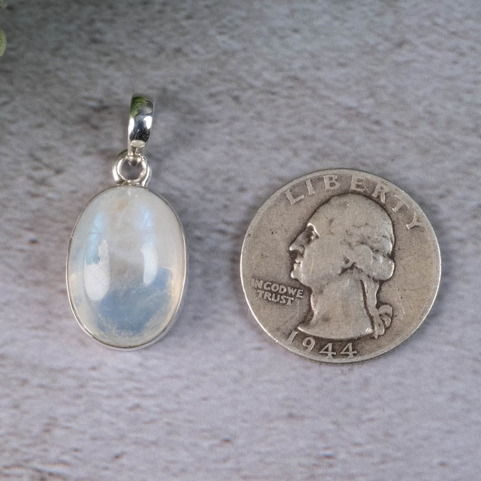 Moonstone Pendant 6.07 g 32x15mm - InnerVision Crystals