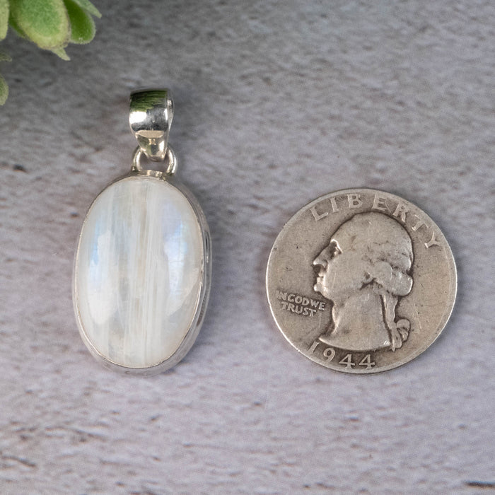 Moonstone Pendant 9.53 g 39x18mm - InnerVision Crystals