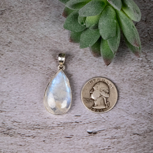 Moonstone Pendant 9.67 g 42x19mm - InnerVision Crystals