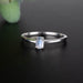 Moonstone Ring 4x3mm | Choose Size - InnerVision Crystals