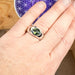 NEW Men's Moldavite Ring 10x8mm - InnerVision Crystals