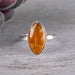 Orange Kyanite Ring 15x8mm Size 7 - InnerVision Crystals