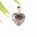 Pallasite Meteorite Heart Pendant 17x11mm - InnerVision Crystals