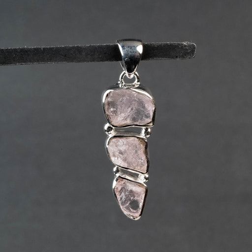 Raw Morganite Pendant 6.05 g 42x13mm - InnerVision Crystals