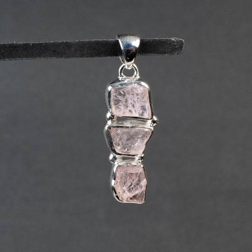 Raw Morganite Pendant 6.08 g 41x13mm - InnerVision Crystals