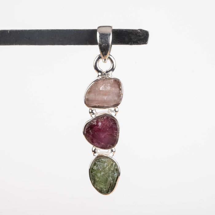 Raw Tourmaline Pendant 4.49 g 44x10mm - InnerVision Crystals