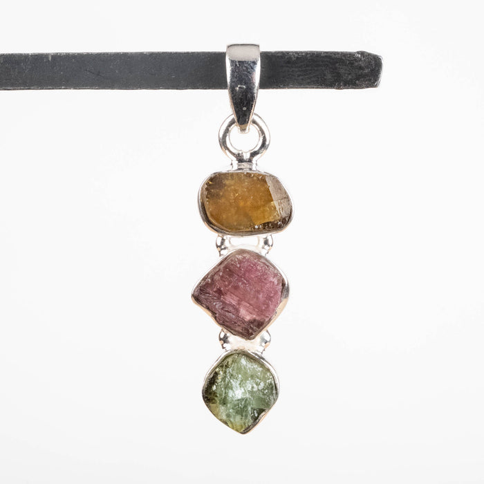 Raw Tourmaline Pendant 4.52 g 42x10mm - InnerVision Crystals