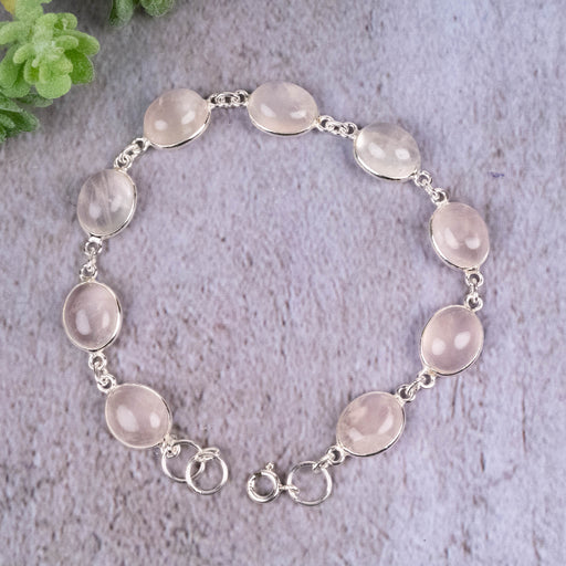 Rose Quartz Bracelet .925 - InnerVision Crystals