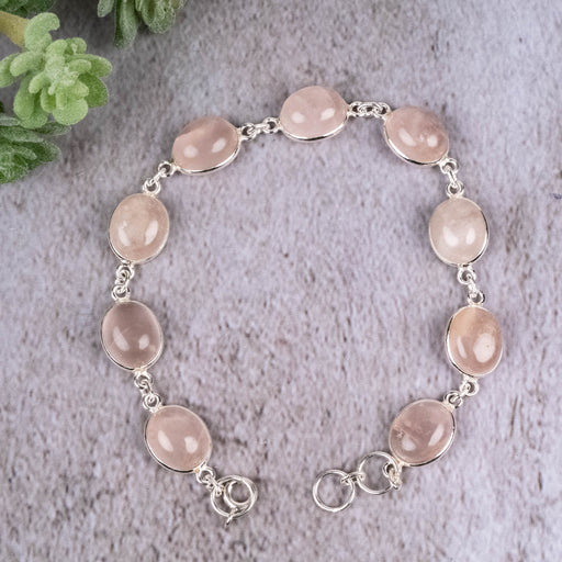 Rose Quartz Bracelet .925 - InnerVision Crystals