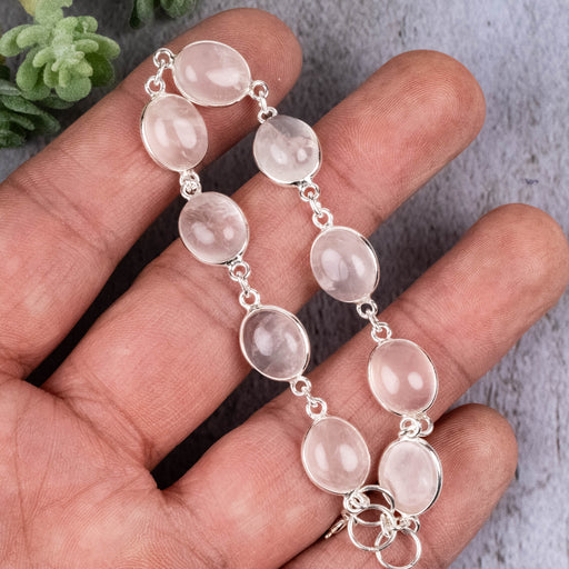 Rose Quartz Bracelet .925 - InnerVision Crystals