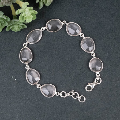 Rose Quartz Bracelet Adjustable .925 - InnerVision Crystals