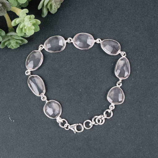 Rose Quartz Bracelet Adjustable .925 - InnerVision Crystals