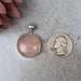 Rose Quartz Pendant 10 g 35x23mm - InnerVision Crystals