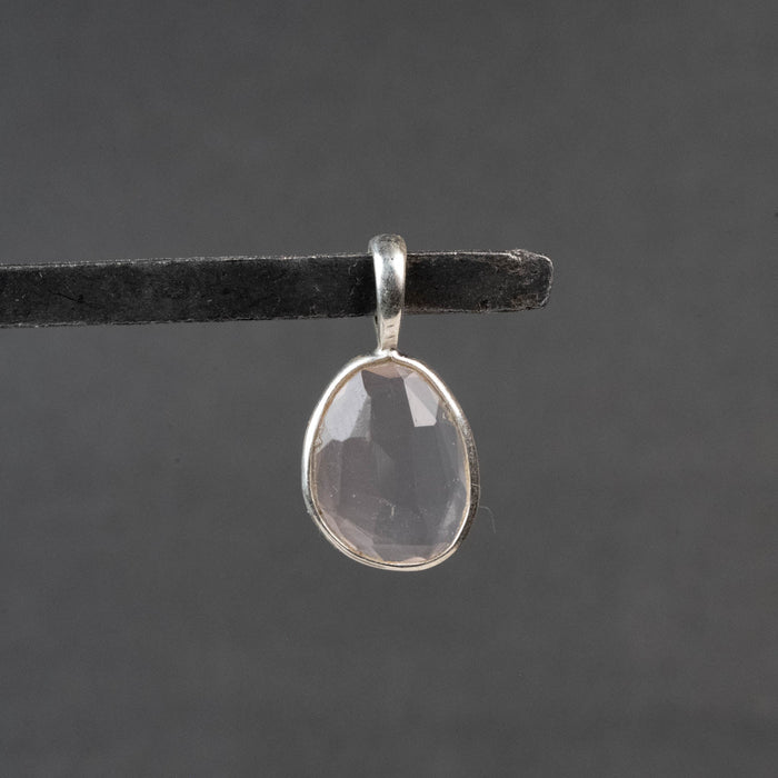 Rose Quartz Pendant 1.36 g 22x11mm - InnerVision Crystals