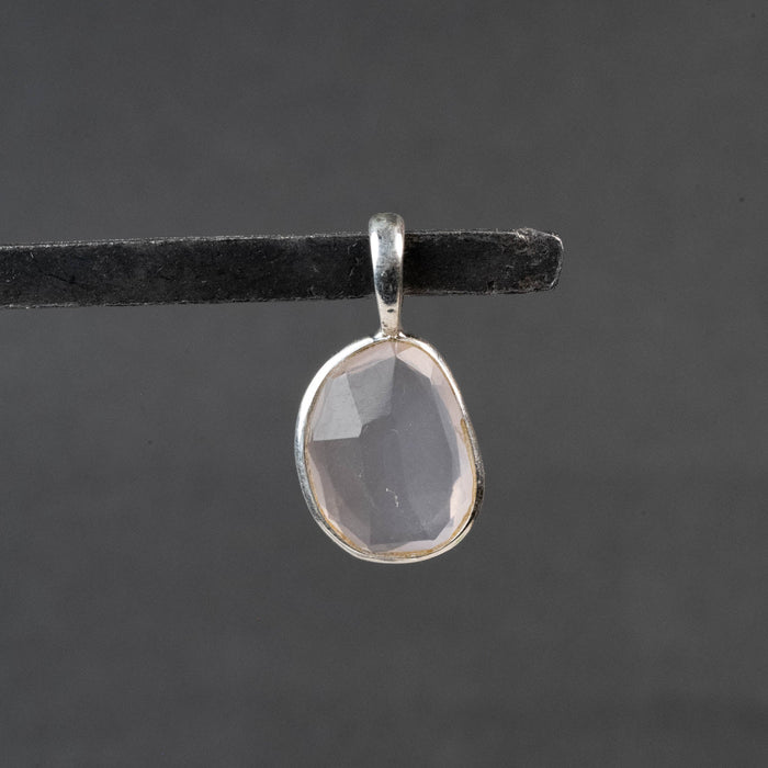 Rose Quartz Pendant 1.46 g 22x11mm - InnerVision Crystals