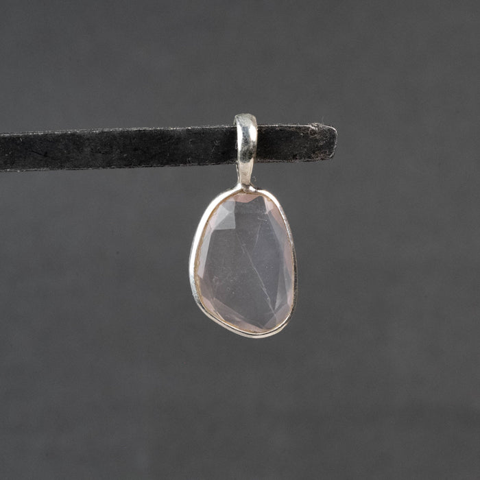 Rose Quartz Pendant 1.48 g 24x11mm - InnerVision Crystals