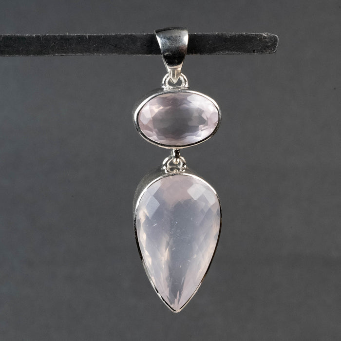 Rose Quartz Pendant 16.04 g 54x17mm - InnerVision Crystals