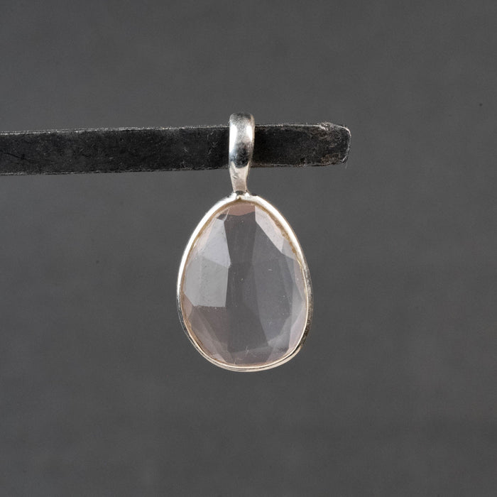 Rose Quartz Pendant 1.70 g 25x13mm - InnerVision Crystals