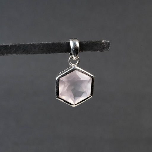 Rose Quartz Pendant 3.73 g 24x14mm - InnerVision Crystals