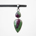 Ruby Zoisite Pendant 8.37 g 50x15mm - InnerVision Crystals