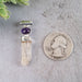 Scapolite and Amethyst Pendant 4.31 g 37x10mm - InnerVision Crystals