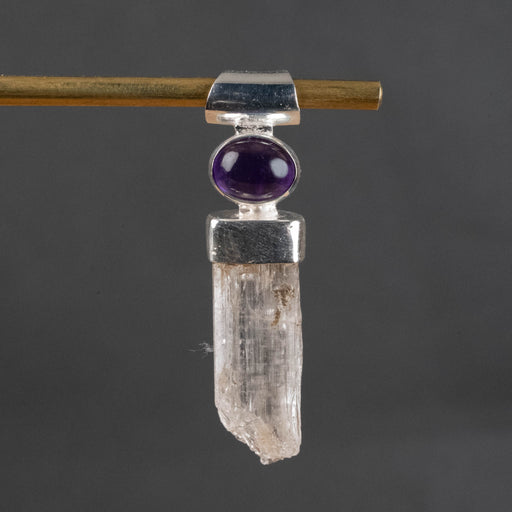 Scapolite and Amethyst Pendant - InnerVision Crystals