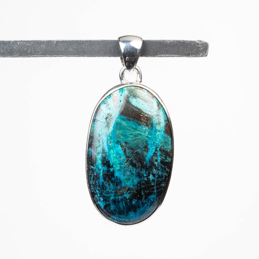 Shattuckite & Chrysocolla Pendant 11.97 g 44x21mm - InnerVision Crystals