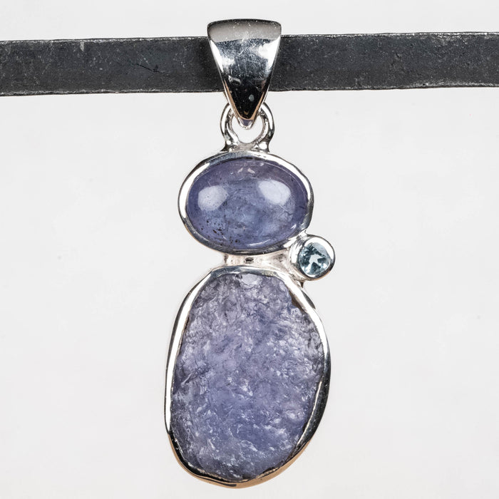 Tanzanite + Blue Topaz Pendant 4.13 g 34x12mm - InnerVision Crystals