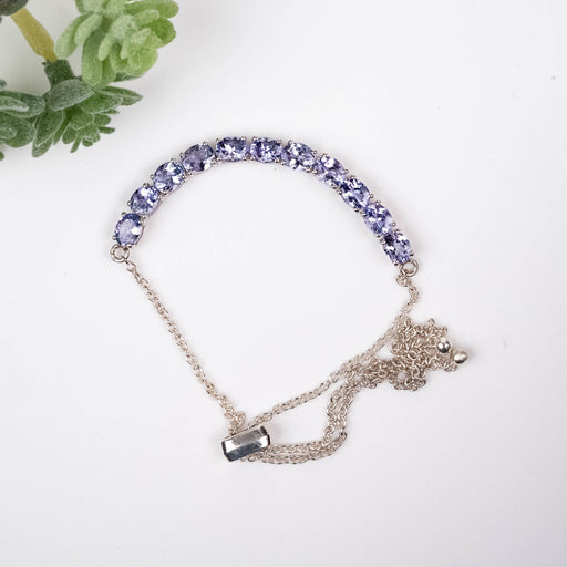 Tanzanite Bracelet .925 Adjustable - InnerVision Crystals