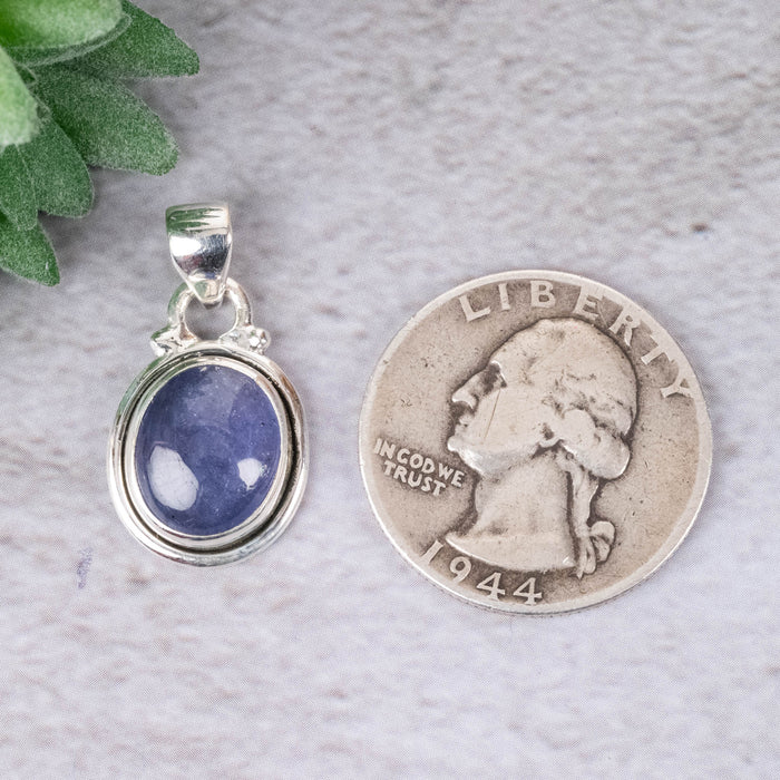 Tanzanite Pendant 3 g 25x13mm - InnerVision Crystals