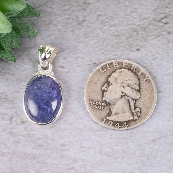 Tanzanite Pendant 3.84 g 28x13mm - InnerVision Crystals