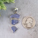 Tanzanite Pendant 6.02 g 40x14mm - InnerVision Crystals