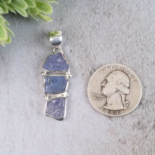 Tanzanite Pendant 6.31 g 43x12mm - InnerVision Crystals