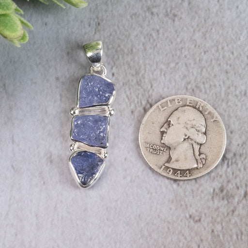 Tanzanite Pendant 7.00 g 48x16mm - InnerVision Crystals