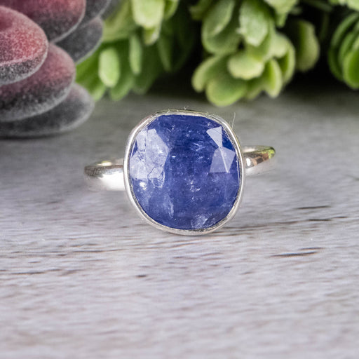 Tanzanite Ring 12x11mm Size 9 - InnerVision Crystals